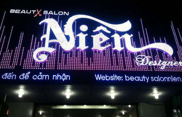 Beển LED quang cao cho nha hang tai Hai Phong
