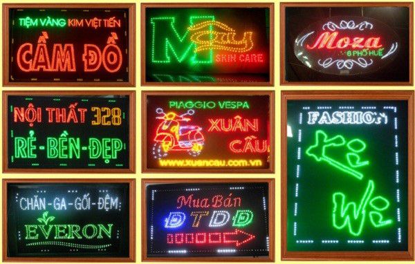 Cac loai bien quang cao LED thong dung tai Hai Phong