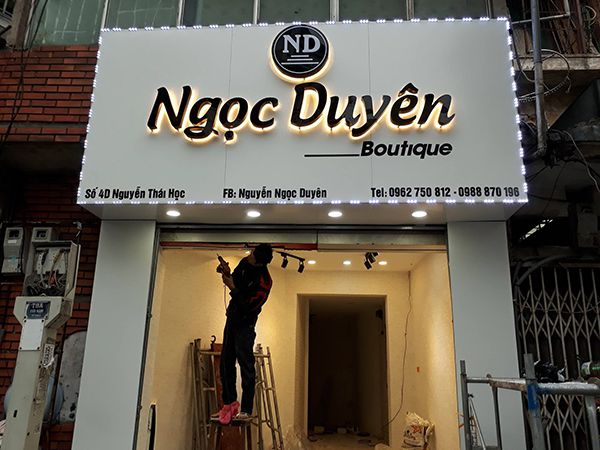 Lam bien chu noi quang cao ngoai troi tai Hai Phong